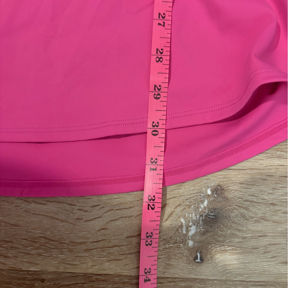Halara SoftlyZero Airy Backless Twisted Flare Dance Active Dress in Fuchsia - Picture 7 of 14